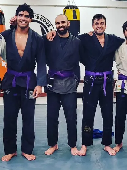 Congratulations to our newly promoted purple belts. Belts don't matter, but we always celebrate the hard work and dedication they represent.