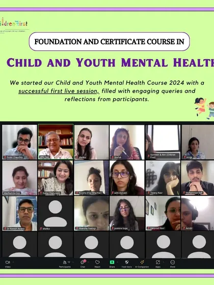 We kicked off our 2024 CYMH course with a successful first live session. This screenshot captures the engaged participants and faculty who came together to explore key topics in child and youth mental health.