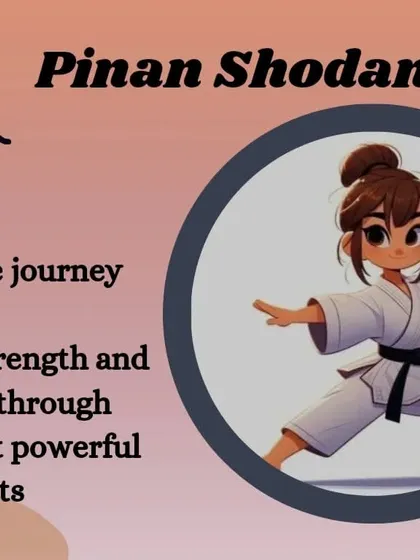 Pinan Shodan is where the journey begins. It helps forge strength and precision through simple yet powerful movements, building a strong base for all future learning.