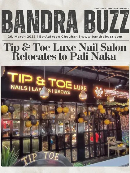 Making headlines in Bandra Buzz. It's wonderful to see the community buzzing about our new location and the luxury experience I offer.