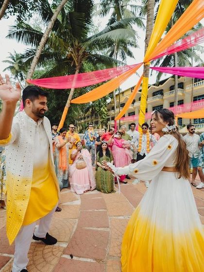 Flinters Management - Custom Wedding Design & Decor Vibrant Haldi Carnivals photo 4