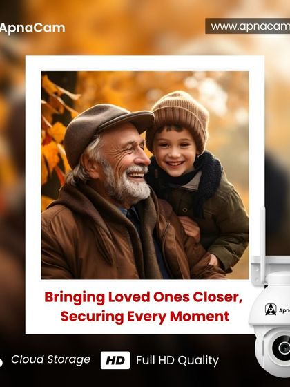 Bringing loved ones closer and securing every moment. This outdoor camera offers full HD quality and cloud storage to protect your memories and your home.