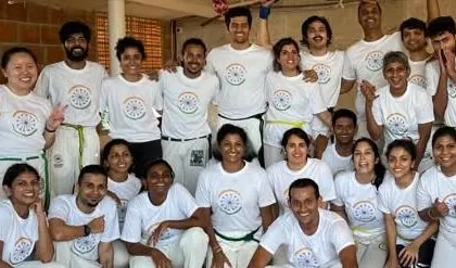 This is our tribe. A successful workshop ends with smiles, a sense of accomplishment, and new friendships. We are proud to build communities one Roda at a time.