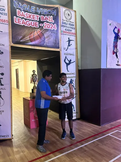 We are proud to announce that Coach Rohit was awarded MVP and Best Player in the Eagles Vision Basketball League. He is an inspiration to our students.