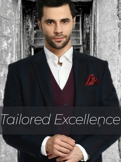 Tailored excellence is my promise. This image captures the essence of a perfectly fitted three-piece suit, where every layer works in harmony to create a sharp, professional look.