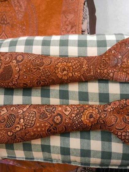 Mehendi Art by Nishat - Mehndi (Henna) Artistry Elaborate Bridal Henna photo 82