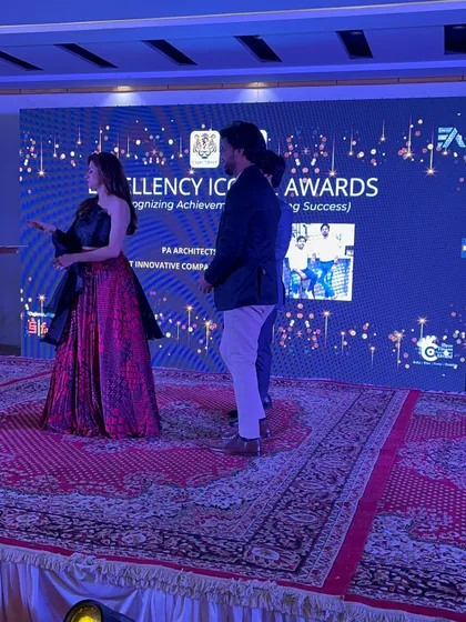 A view from the stage at the Excellency Iconic Awards 2023 in Dehradun.