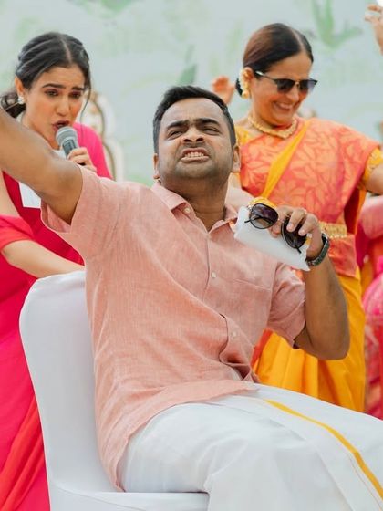 The competitive spirit is real. This guest is fully into the game, and that's the energy I love to see.