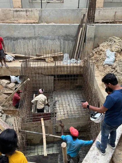 An identical view of the foundation and reinforcement work. A strong foundation is critical, and my turnkey service guarantees attention to these vital structural elements.