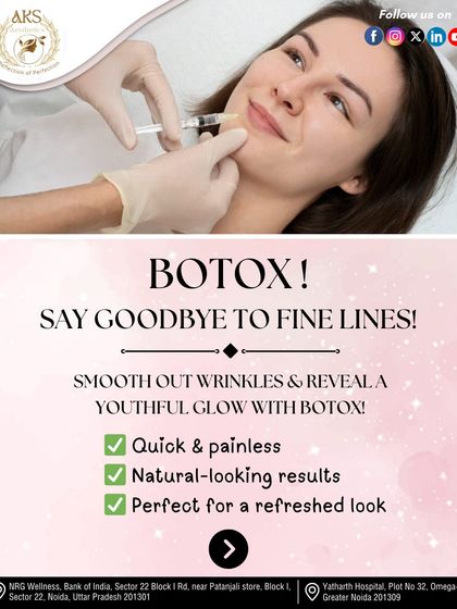 Botox is a quick and effective way to say goodbye to fine lines. The procedure is minimally invasive and provides natural looking results for a refreshed, youthful glow.