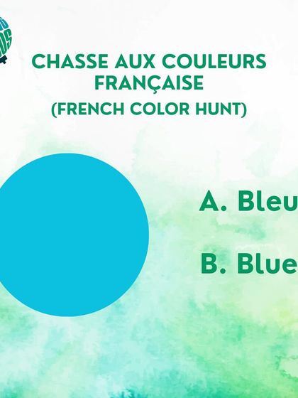 Can you spell the color blue in French? Is it 'Bleu' or 'Blue'? This is a common point of confusion for learners.