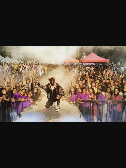 An unforgettable day with the incredible crowd at Jyoti Nivas College. When the smoke hits and the beat drops, we create moments like this together. College fest DJ gigs in Bangalore are my specialty.