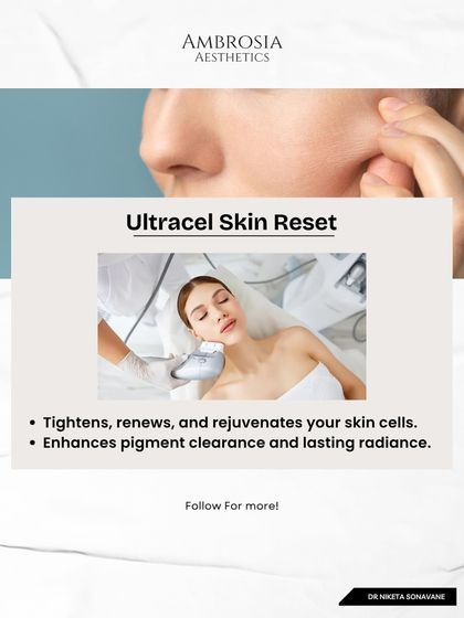 The Ultracel Skin Reset is a treatment designed to tighten, renew, and rejuvenate skin cells. It's particularly effective for enhancing pigment clearance and achieving a lasting, even-toned radiance.