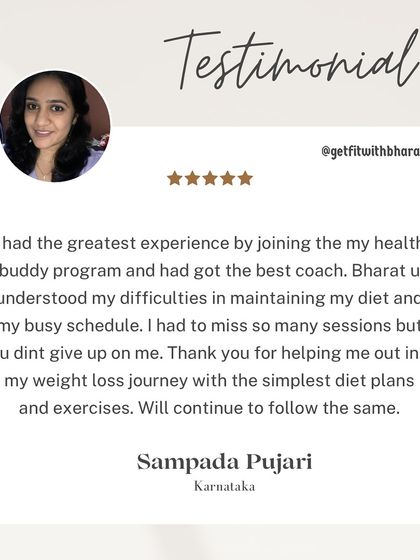 Sampada had a busy schedule and missed sessions, but I never give up on my clients. I'm here to help you through the difficulties.