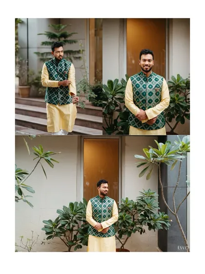 We always make time for solo groom portraits, capturing his personality and style before he joins his bride-to-be.
