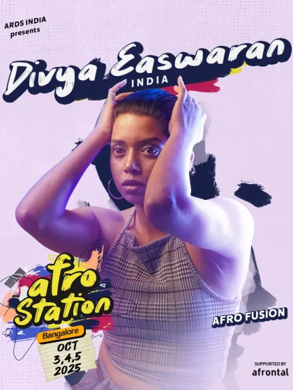 Welcoming Divya Easwaran to the Afro Station faculty! Join us in October for an energy-packed celebration of movement, culture, and connection. Phase 2 registrations are now open.