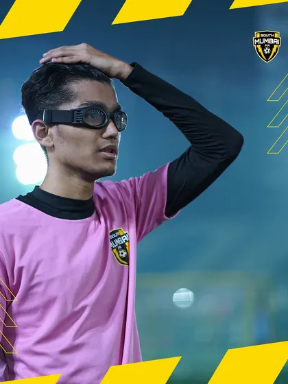 Studio Ghibli meets South Mumbai hustle. A player takes a moment under the lights, a scene of magic on the pitch.