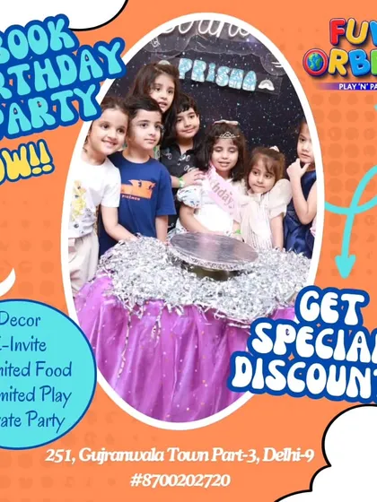 Planning the perfect party is easy with my all-inclusive packages. This graphic breaks down what I offer: themed decor, e-invites, unlimited food and play, and a private party space, all designed to give you a stress-free experience.