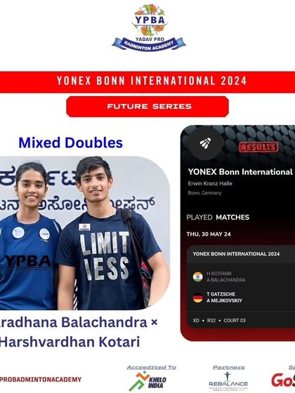 Yadav Pro Badminton Academy - Professional Badminton Coaching Programs International Victories photo 33