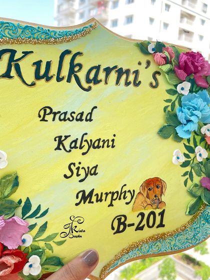 Jashn-e-Kala by Sakshi - Custom Russian Sculpture Decor Personalized Nameplates photo 11