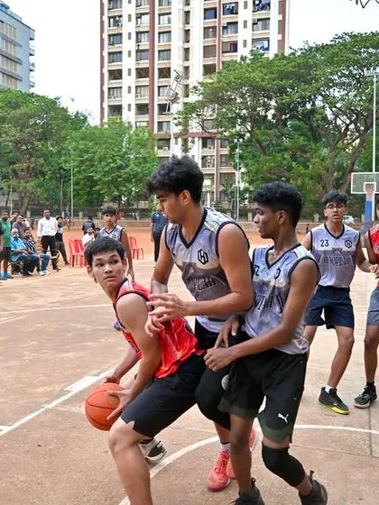 It's all about the hustle. Young players from our U-18 boys' league battle it out on the court, showing determination and teamwork in every play.