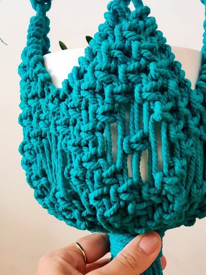 Shikha Agarwal - Custom Macrame & Crochet Home Decor Colorful Plant Hangers photo 8