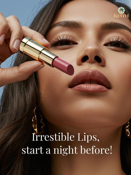 Irresistible lips start the night before. Apply my nourishing lip butter before bed and wake up to soft, smooth, and hydrated lips, creating the perfect base for any lip tint.