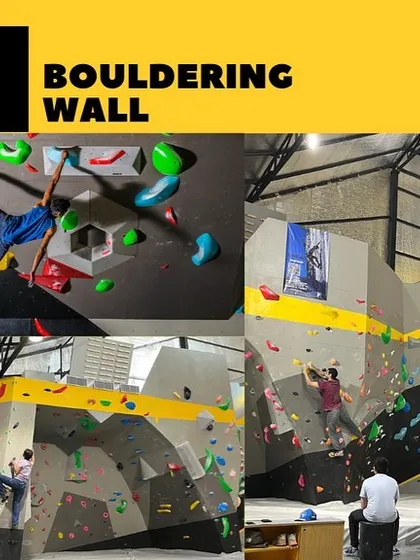 Our bouldering wall is a playground for problem-solvers. With varied angles and hundreds of holds, it offers endless challenges for climbers of all skill levels, no ropes required.