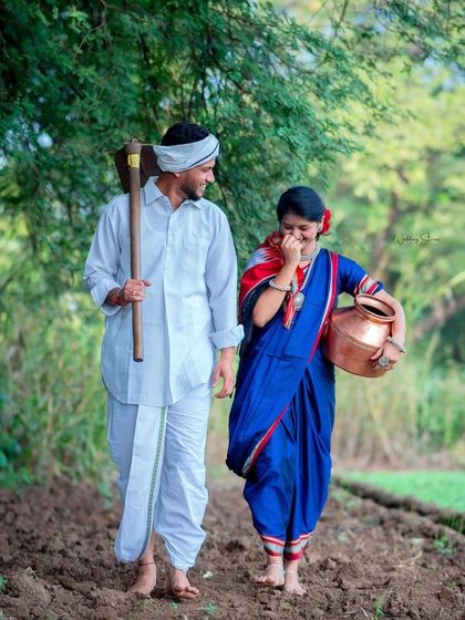Another angle of the couple walking, capturing a spontaneous, happy moment. These unposed shots are perfect for telling the real story of your relationship.