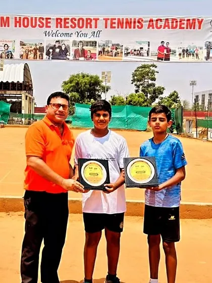 Celebrating the success of our junior players. Congratulations to Aarav Jakhar from our academy for winning the AITA Super Series U-14 Doubles tournament in Jaipur.