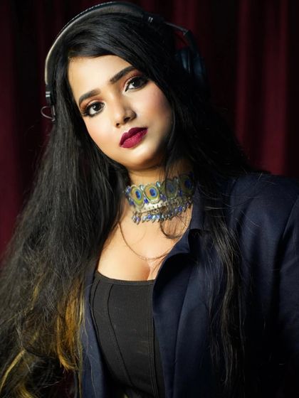 A professional portrait shot. This look represents my brand: confident, stylish, and ready to take on the music world.