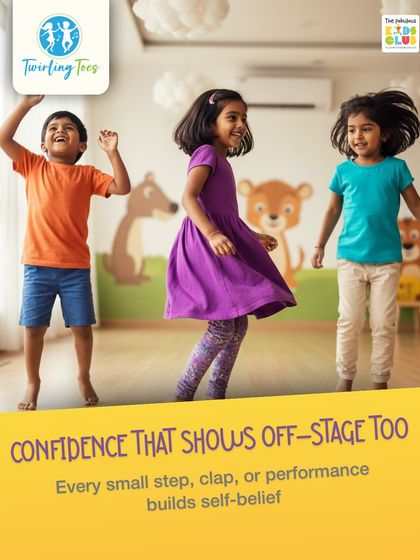 Every small step, clap, or performance in our dance classes builds self-belief. This confidence does not just stay on the dance floor; it shows up in how children interact with the world every day.
