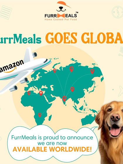 I'm so excited to announce that FurrMeals is going global. Now, pet parents around the world can give their dogs the gift of fresh, natural, and nutritious food.