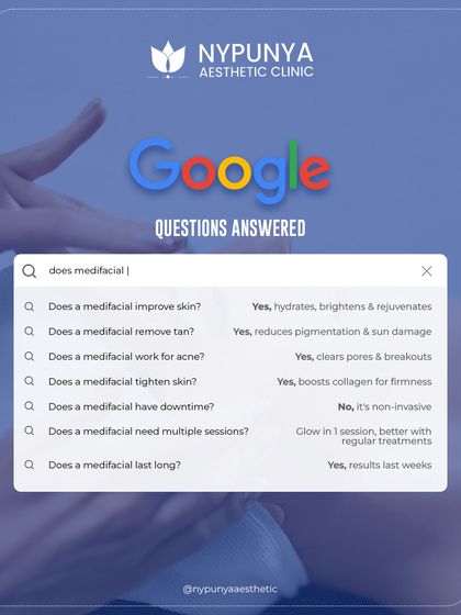 I've answered some of the most Googled questions about medifacials. Yes, they improve skin, remove tan, and work for acne. No, there is no downtime. You will see a glow in just one session, and the results can last for weeks.
