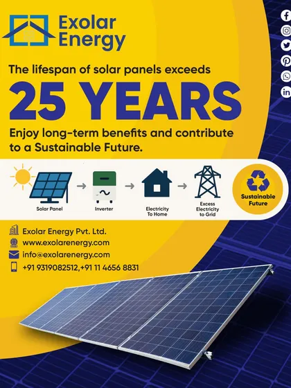 Investing in solar is a long-term decision, and we build systems that last. With a lifespan of over 25 years, our solar solutions provide decades of clean, reliable energy, contributing to a sustainable future and significant financial savings.