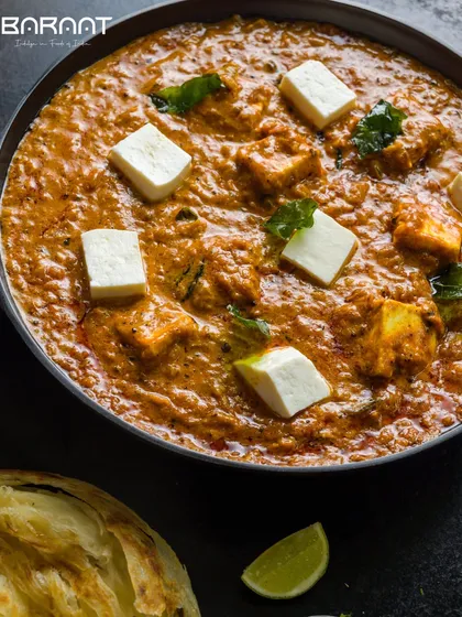 For my vegetarian patrons, the Palkatti Masala is a true delight. Soft cubes of paneer are cooked in a unique, handpicked blend of Southern spices for a dish that is both rich and flavorful.