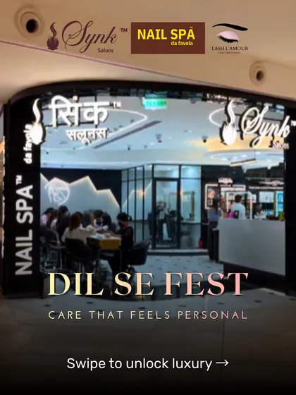 You can find my salon at key locations like this one in Skycity Mall. I aim to create a welcoming and professional storefront that reflects the quality of care you will receive inside. It is all part of my 'Dil Se Fest' promise, where every detail is about providing personal and thoughtful care.