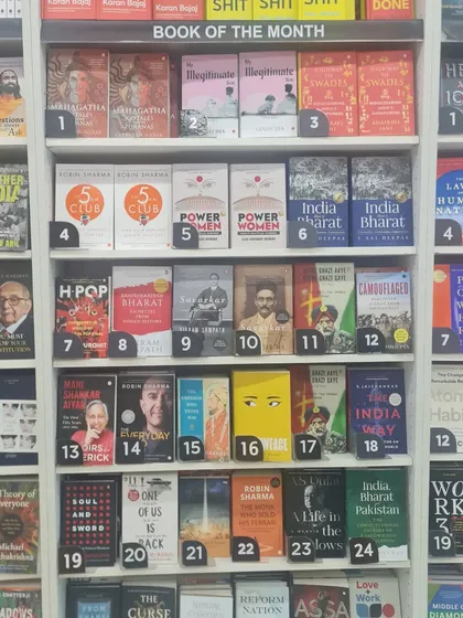 My books displayed at a WH Smith store. The consistent demand for these works reflects a growing societal interest in understanding our history from a non-colonised perspective.