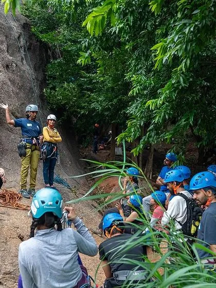 Our 43rd Intro Workshop, led entirely by women, was truly special. Under monsoon skies, we taught, we climbed, and we welcomed a new group into our supportive and ever-growing climbing family.