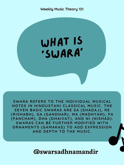 As part of our weekly theory series, here's a simple explanation of 'Swara'. We break down the basics of Hindustani classical music to make it accessible for beginners.
