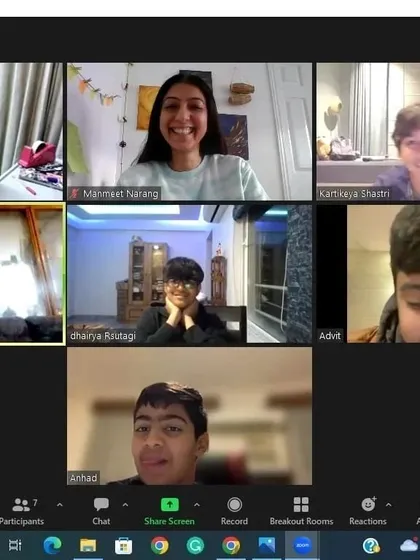 Even in the cold of January, this online family of young writers keeps me warm with their energy and creativity. This screenshot captures the fun and playful spirit we cultivate in our virtual workshops.