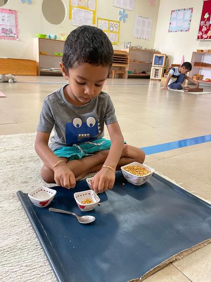 Siksha Montessori - Montessori Preschool & Kindergarten (Ages 2.5-6) Practical Life: Building Independence photo 19