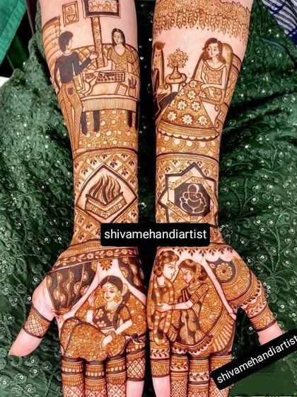 Custom Portrait Mehendi photo 32