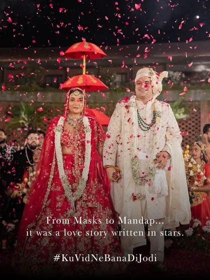 From masks to mandap, this couple's love story started during quarantine. We love weaving your personal journey into the wedding narrative, making it truly yours.