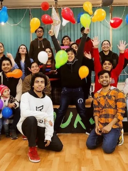 A fun-filled group photo from our New Year celebration, with balloons and big smiles. What a great way to dance into the new year together as a studio family.