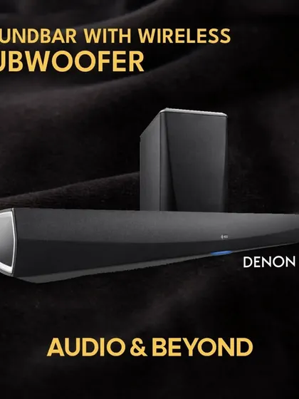 A closer look at the Denon DHT-S716H premium soundbar. It features a simple one-wire setup, Alexa compatibility, and built-in music apps, combining powerful home theater sound with modern convenience and easy streaming.
