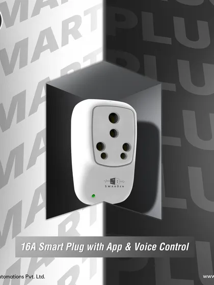 This is the smartest 16A plug you'll ever meet. It can handle heavy appliances like geysers and ACs, turning them into smart devices with voice and app control.