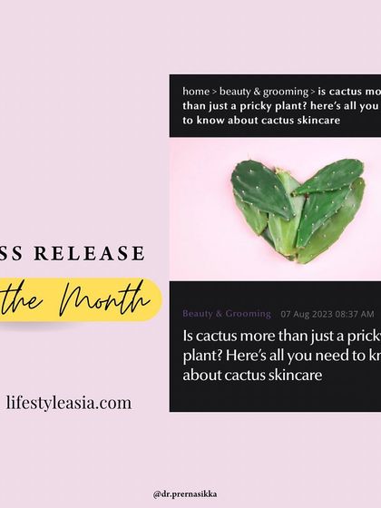 I had an interesting conversation with Lifestyle Asia about the surprising benefits of cactus in skincare.