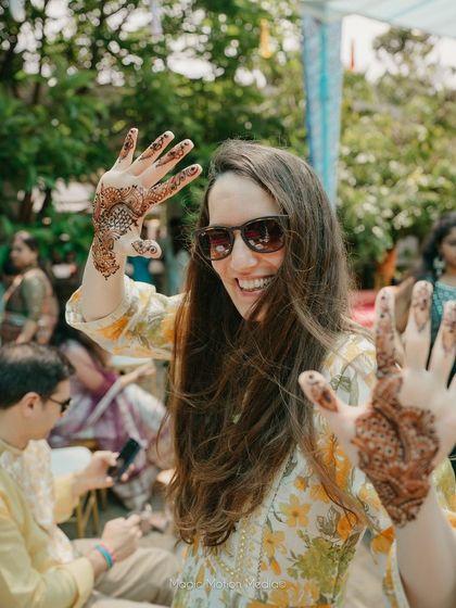 The Tales of Tradition - Wedding Planning & Design Dazzling Mehendi & Sangeet Nights photo 45