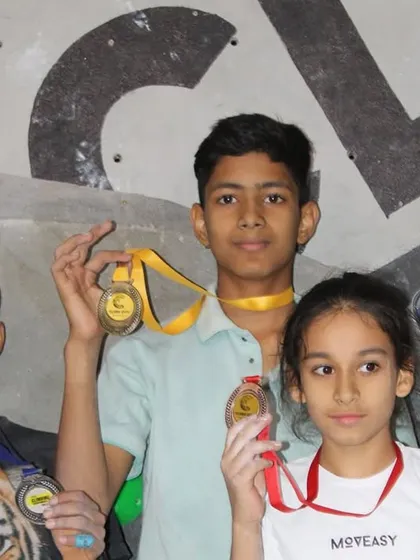 Here are the podium finishers for the 13-16 boys' and girls' categories. A special shoutout to Taneeshi, who competed with the boys and showed incredible grit.